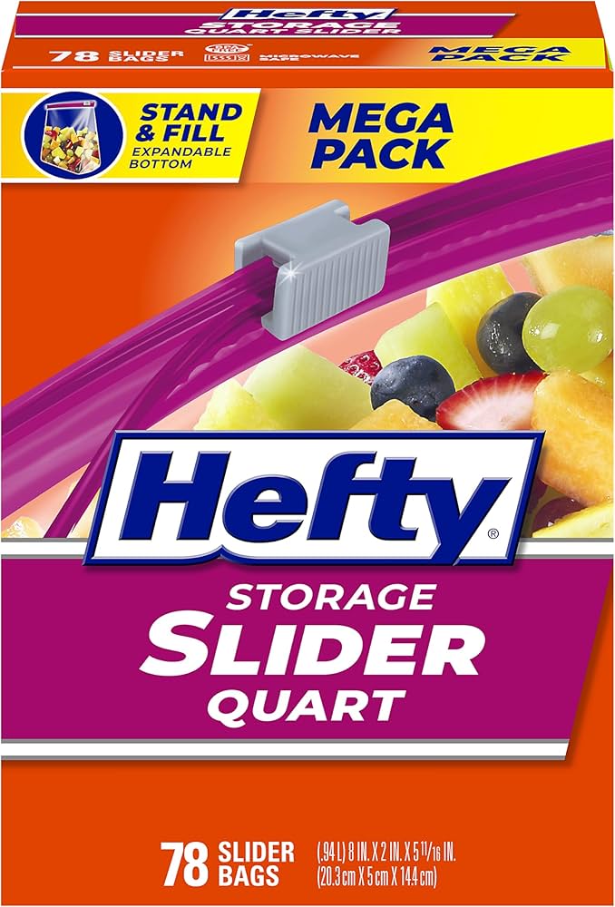 Hefty Slider Storage Bag