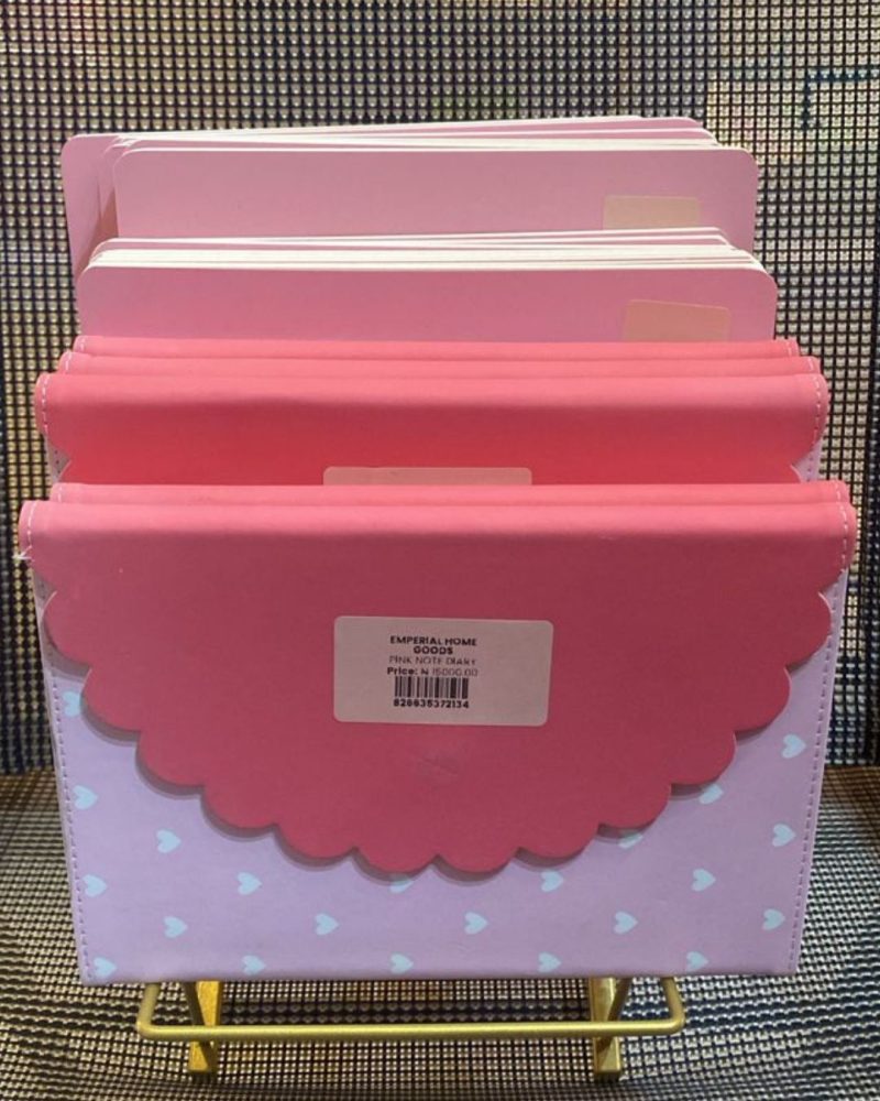 Pink Note Diary