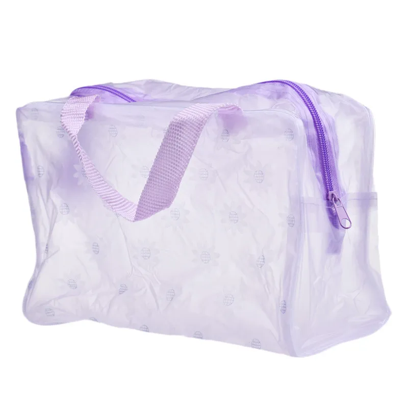 Transparent cosmetic bag