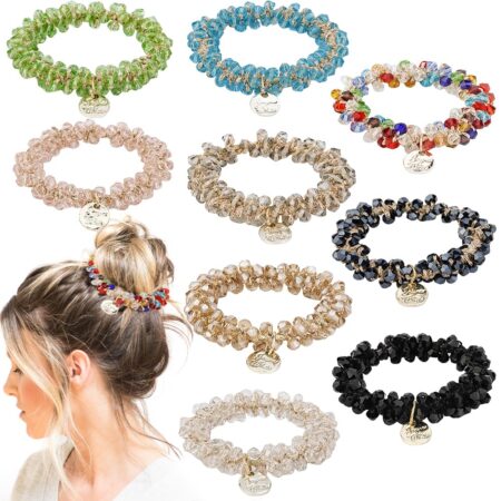 SILKIE x4 Set - Forget Satin - 100% Pure Mulberry Silk Black Brown Skinny Scrunchies Travel Pouch Everyday Hair Ties Elastics Hair Care Ponytail Holder No Damage (Chocolate)