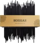 HOSSIAN 50pcs Reed Diffuser Sticks- Black Fibre Reed Diffuser Sticks-Thick Diffuser Reeds Sticks - Diffuser Sticks for Diffuser Oils Fragrance Refill - Fibre Reeds for Diffusers(Black7.5/19cm)
